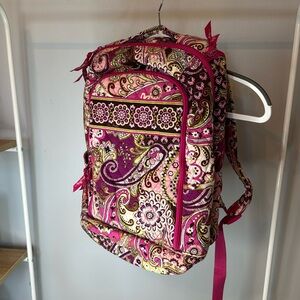 Vera Bradley Berry Berry Paisley Campus Backpack